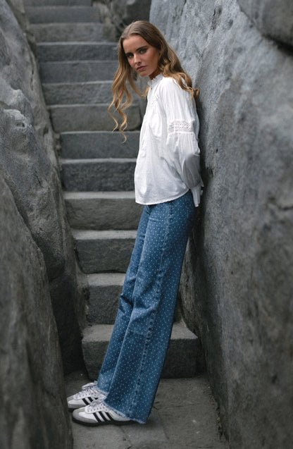 Pants Laser Rombos Blue