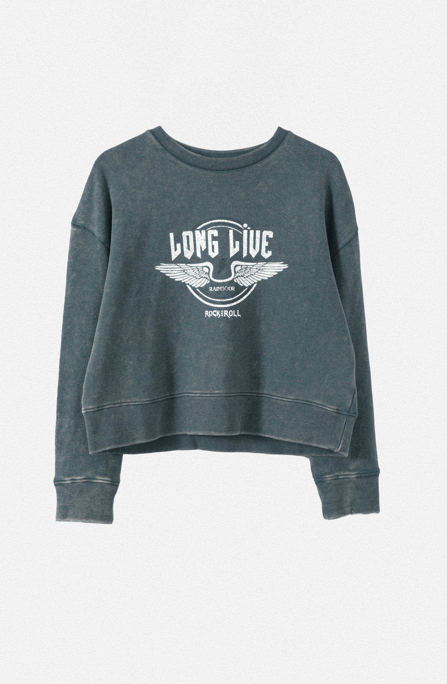 Polerón Cerrado Estampado Gray