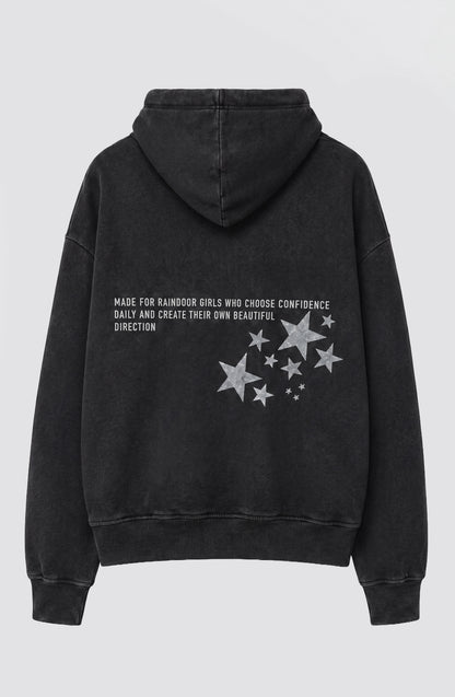 Polerón Hoodie Raindoor Girls Black