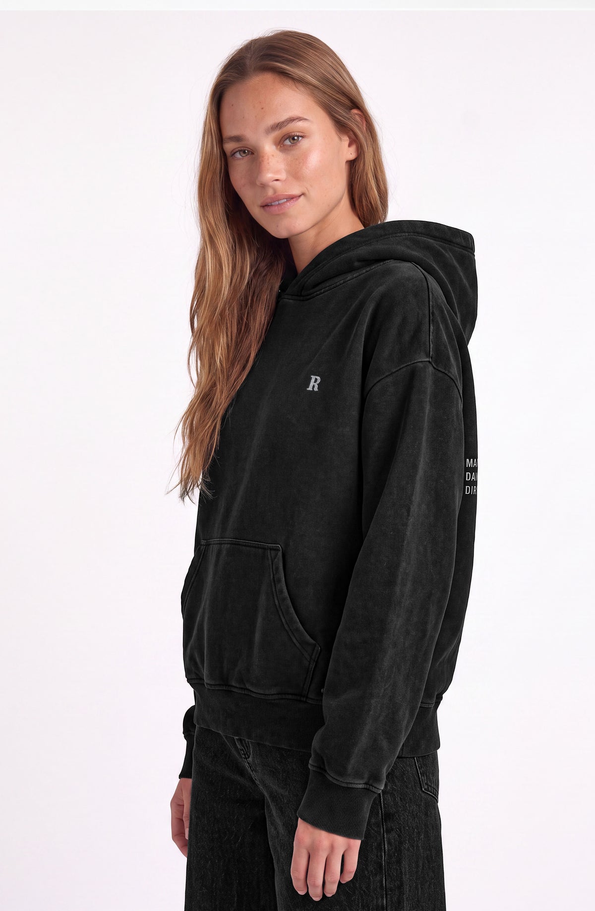 Polerón Hoodie Raindoor Girls Black