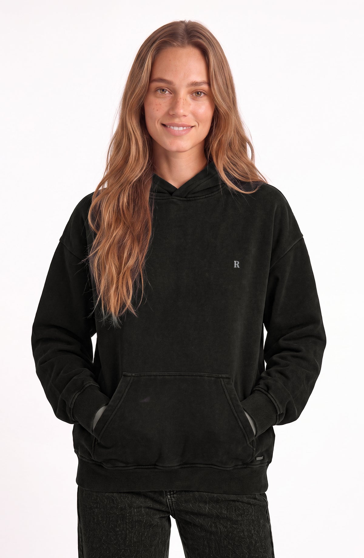 Polerón Hoodie Raindoor Girls Black