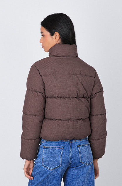 Puffa Tejida Print Brown