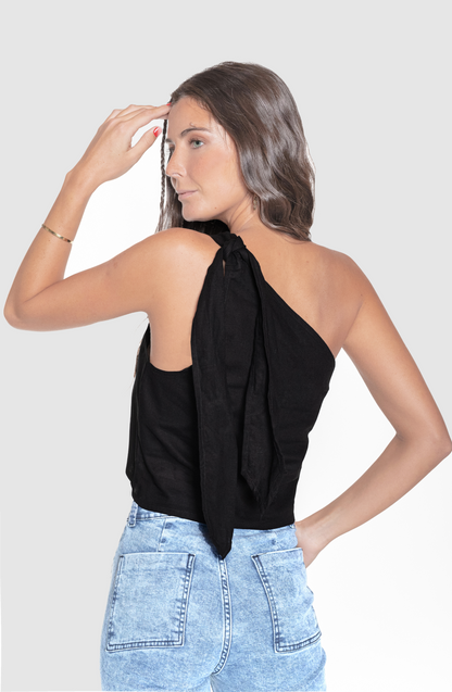 Polera Ribbon Black