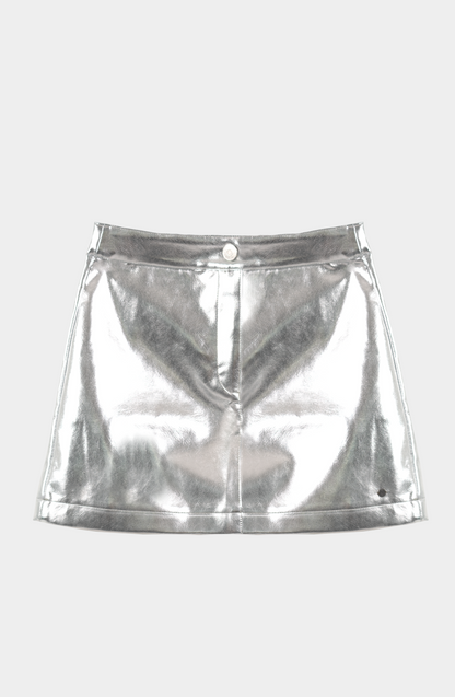 Falda Shine Silver