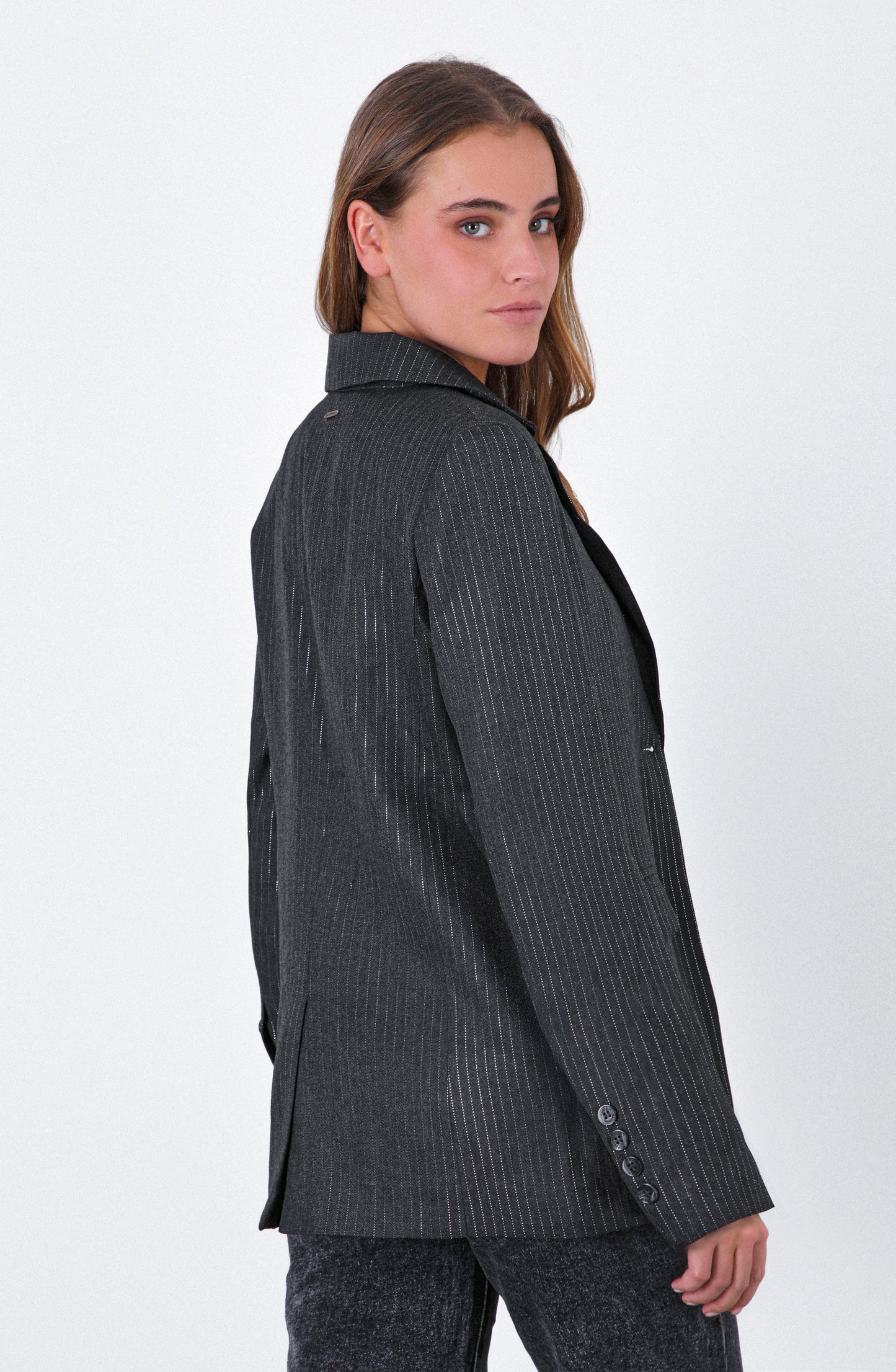 Blazer Raya Lurex Grey