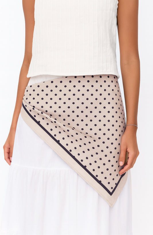 Pañuelo Polka Dot Brown