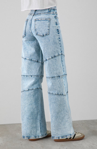 Pantalón Corte Diagonal Light Blue R