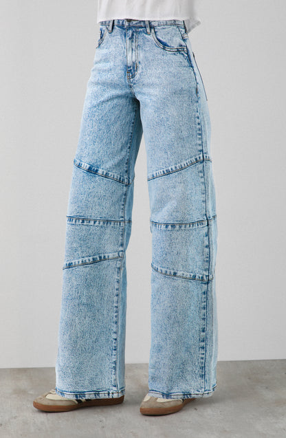 Pantalón Corte Diagonal Light Blue R