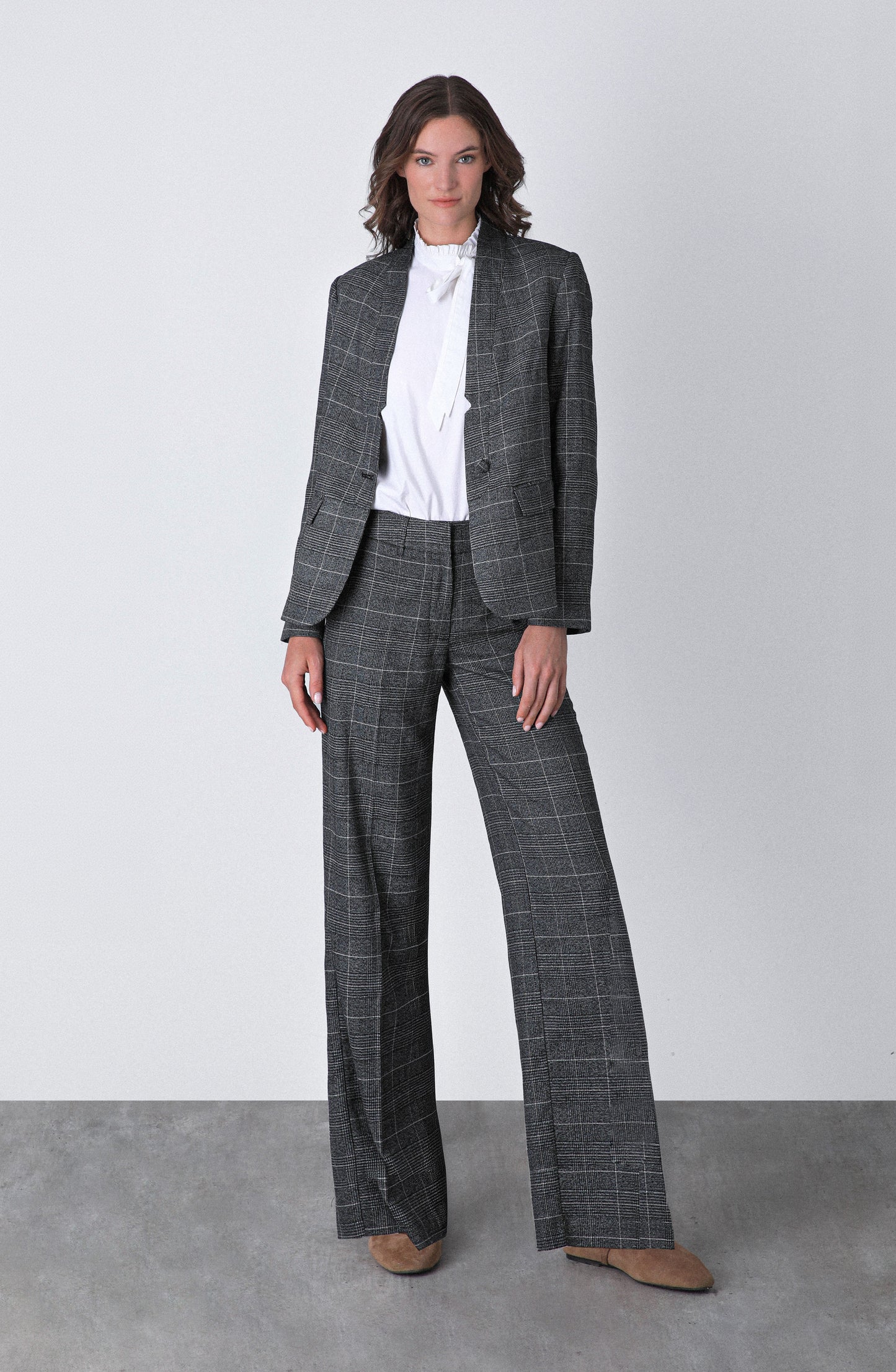 Conjunto Tejido Lurex Grey