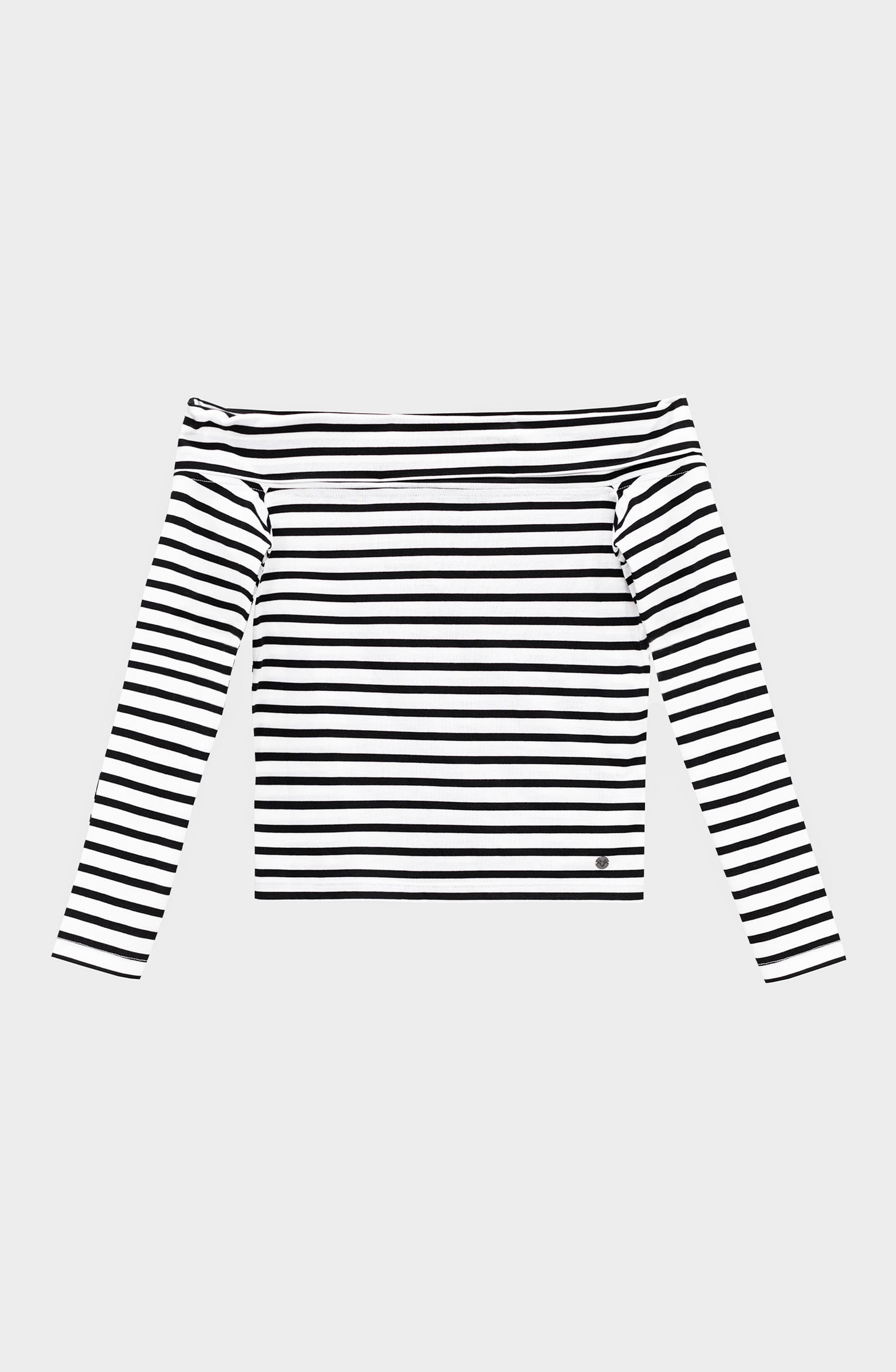 Top Manga Larga Bardot Lines