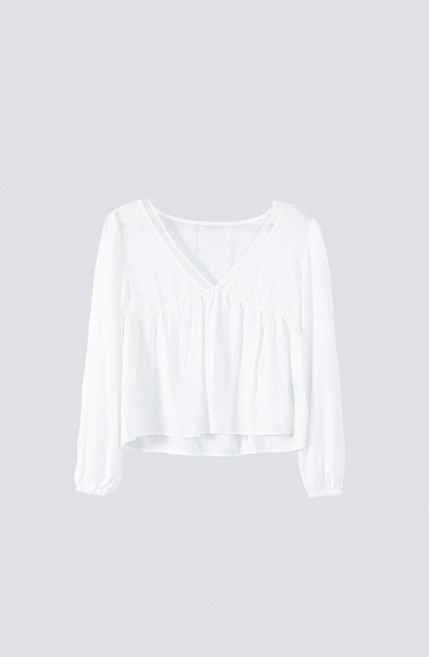 Blusa Cuello En V White