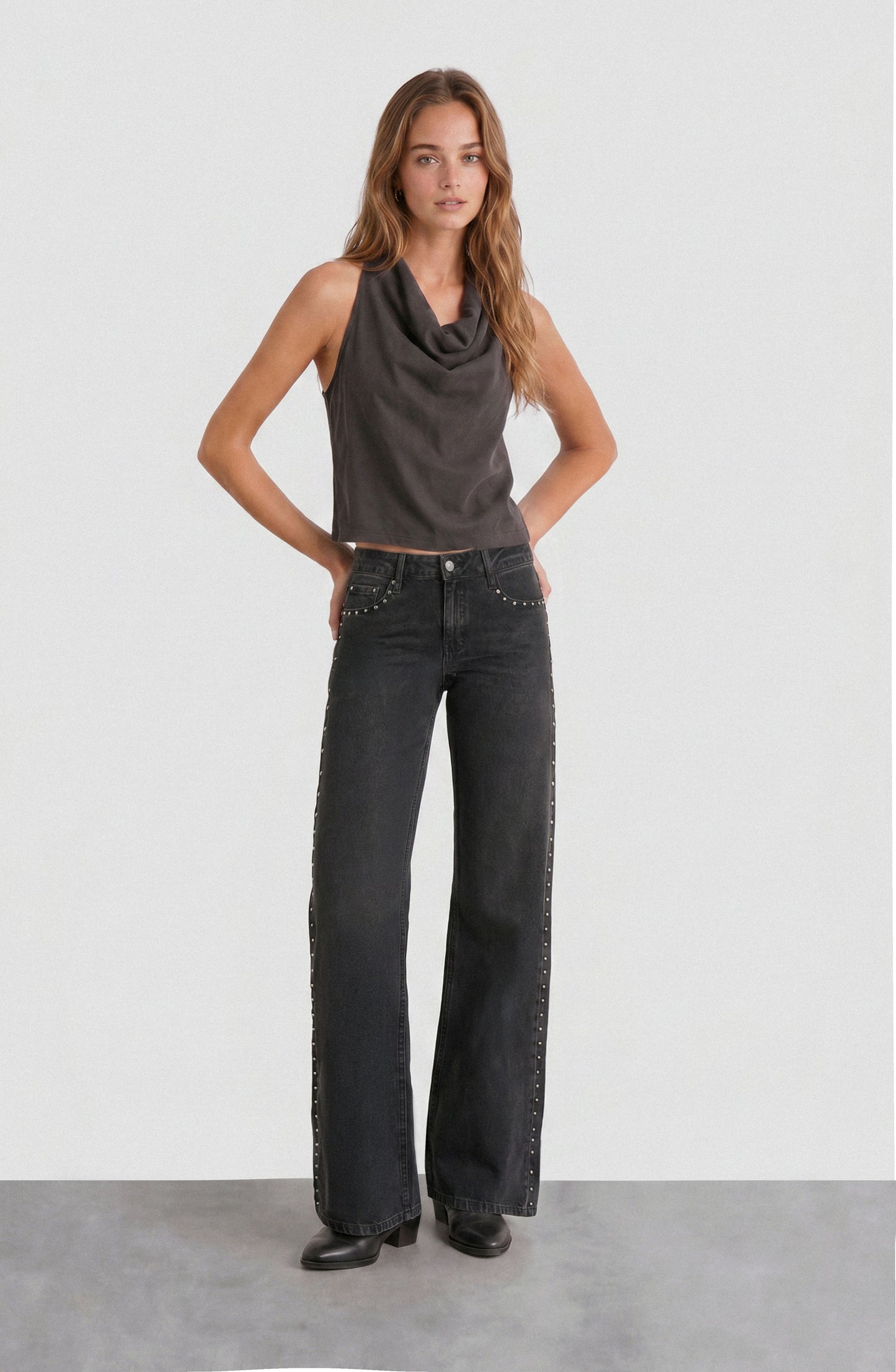 Top Halter Brown