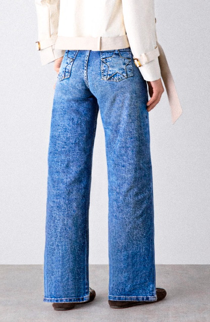 Pantalón Estrella Denim Blue
