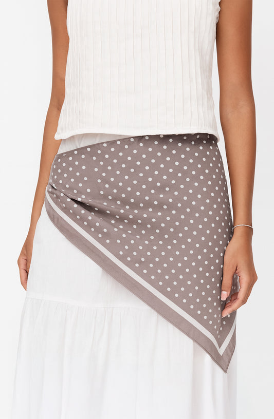 Pañuelo Polka Dot Taupe