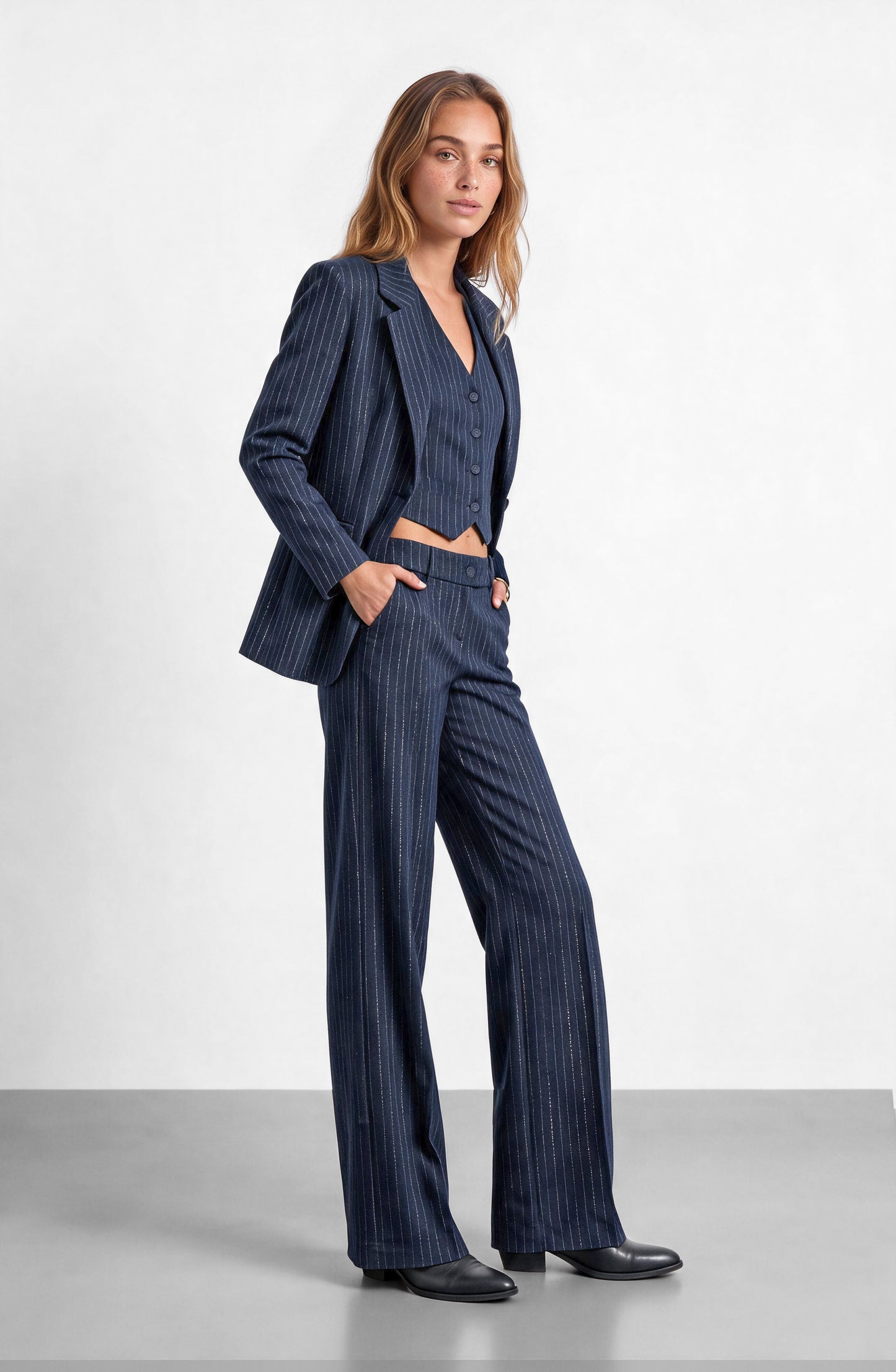 Conjunto Raya Lurex Blue