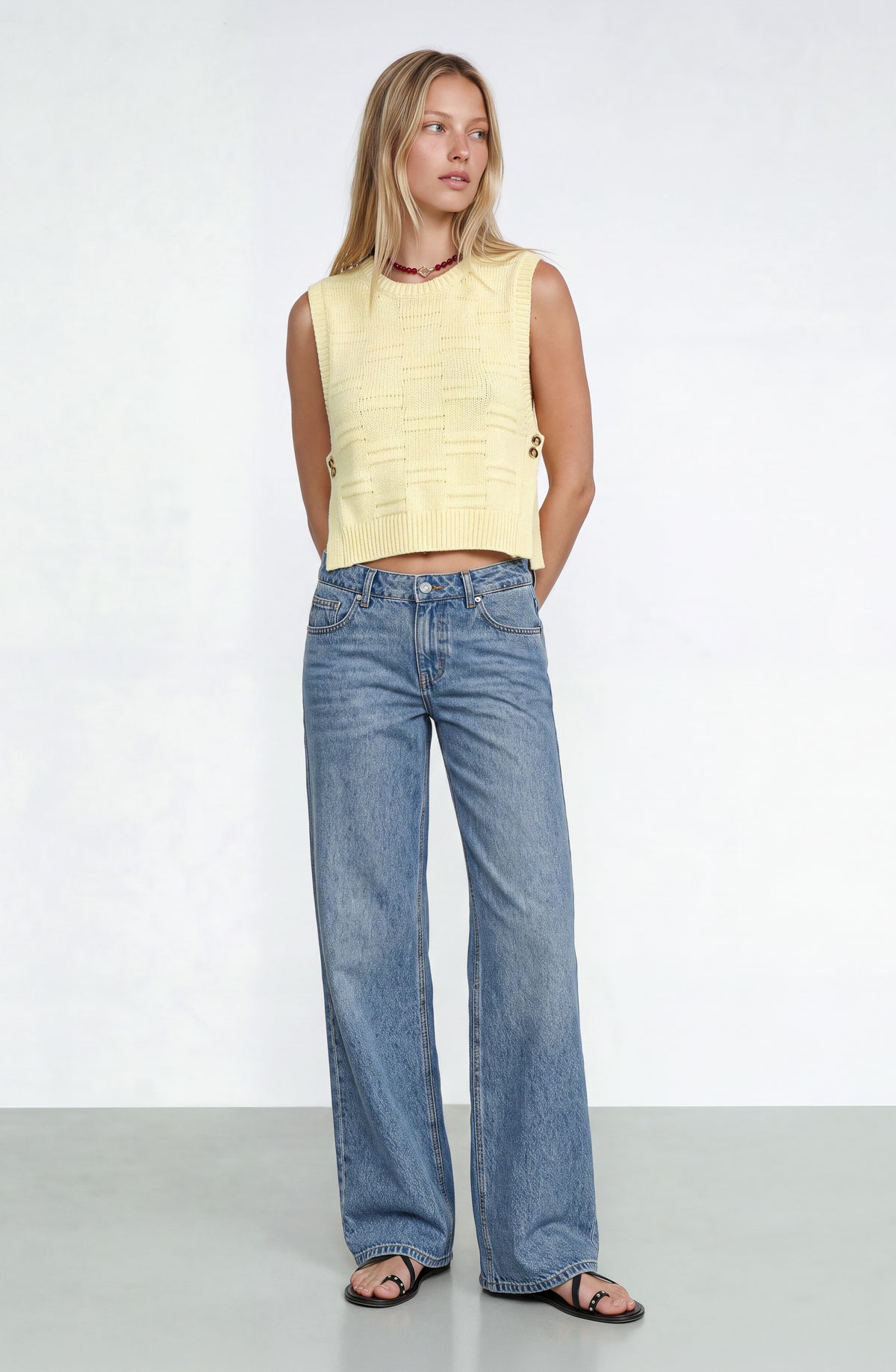 Pantalón Estrella Strass Blue