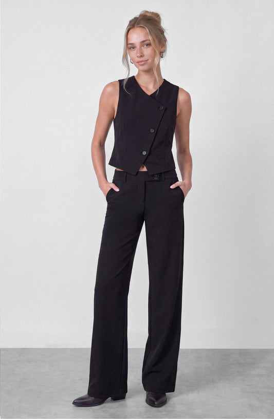 Pantalón Sastrero Pretina Black