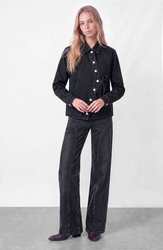 Chaqueta Denim Cinta