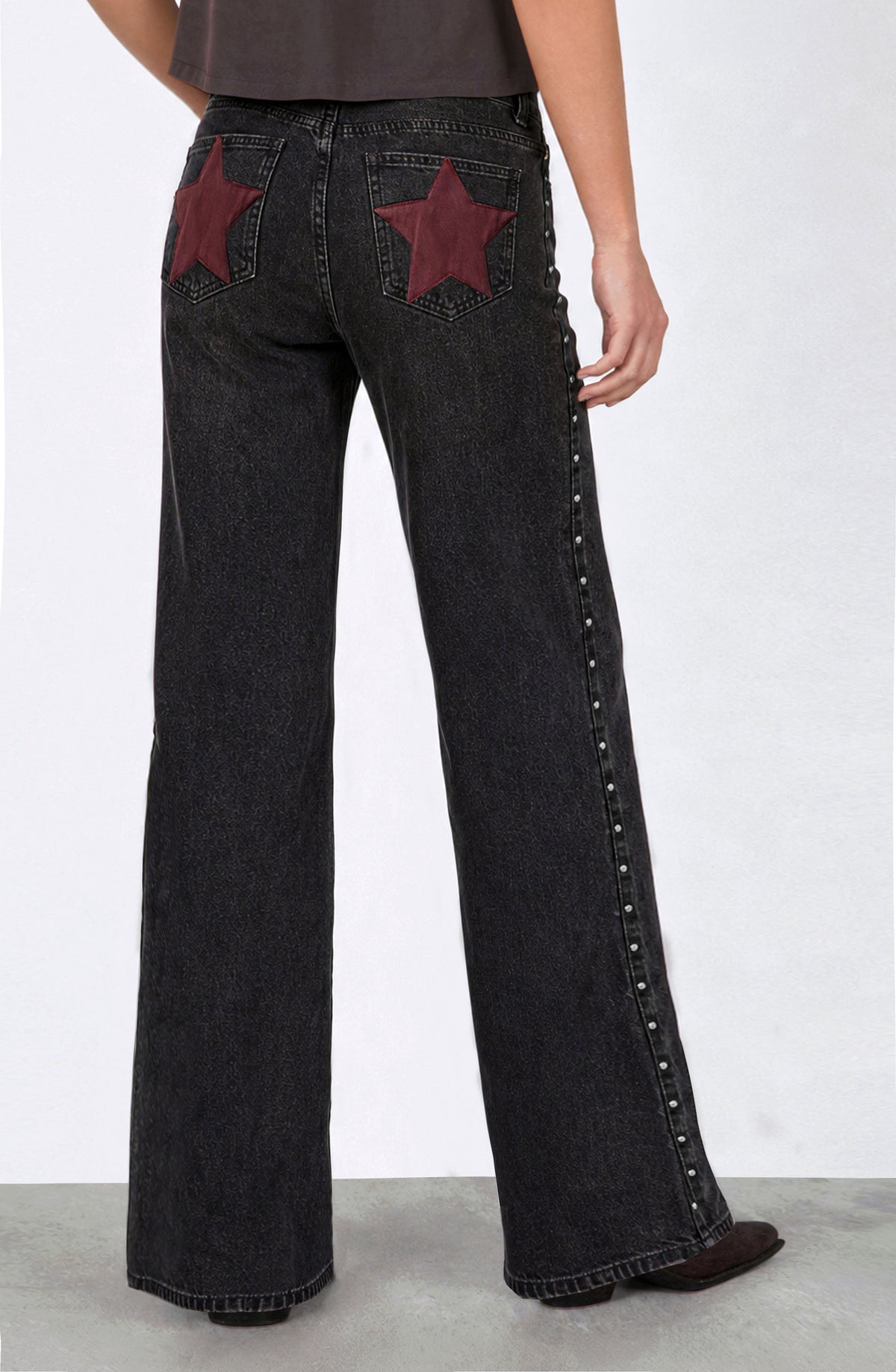 Pantalón Straight Estrella Black