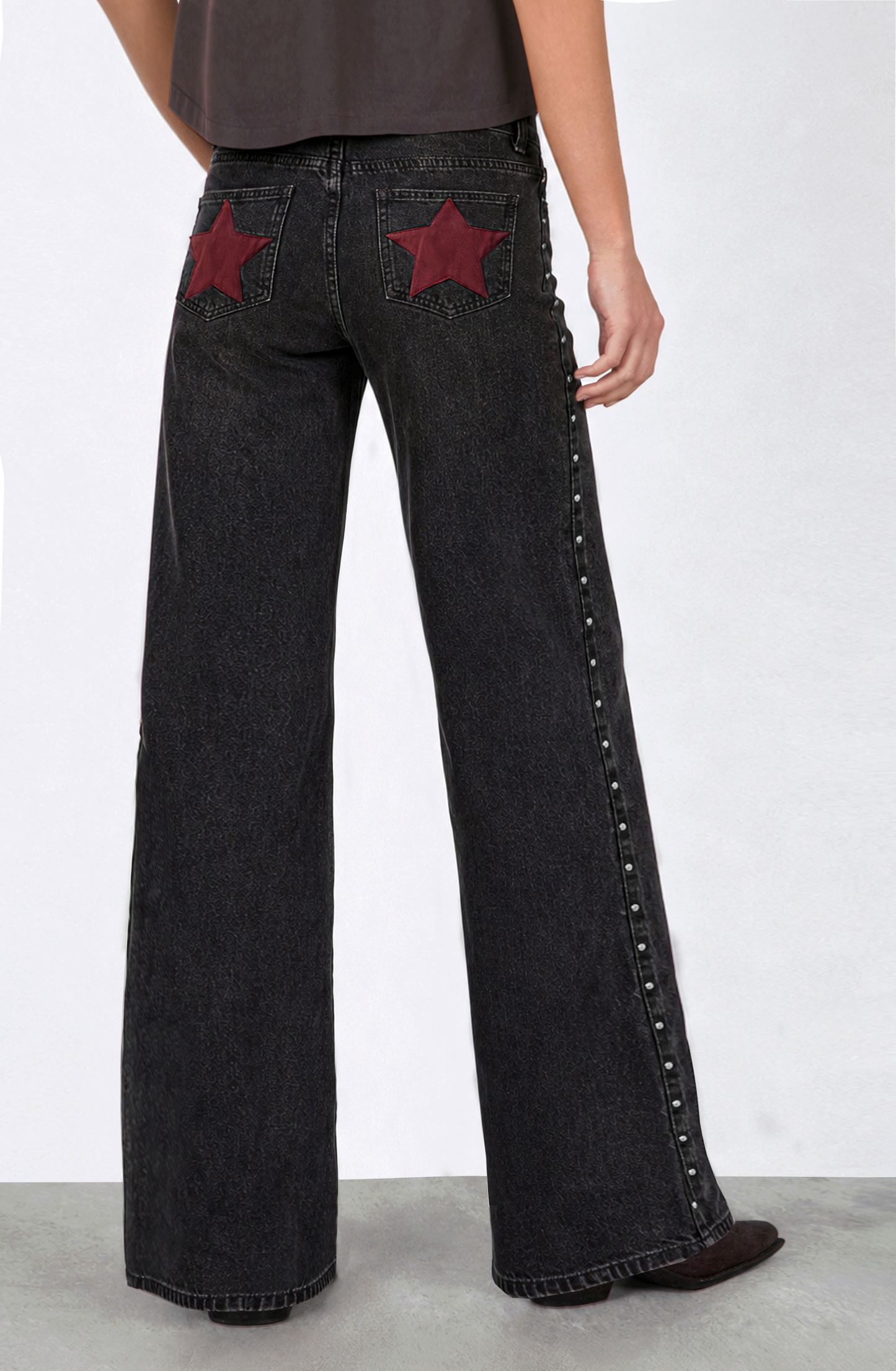 Pantalón Straight Estrella Black
