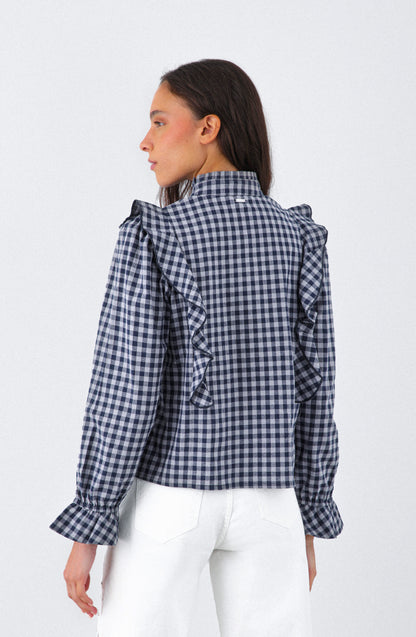 Blusa Vichy Vuelos Gray