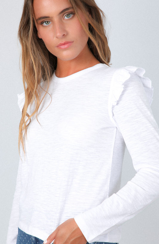 Polera Manga Larga White