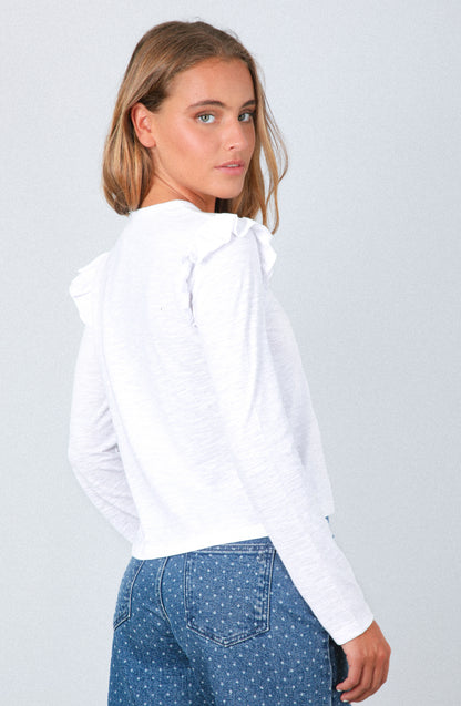 Polera Manga Larga White