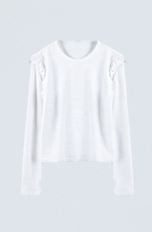 Polera Manga Larga White