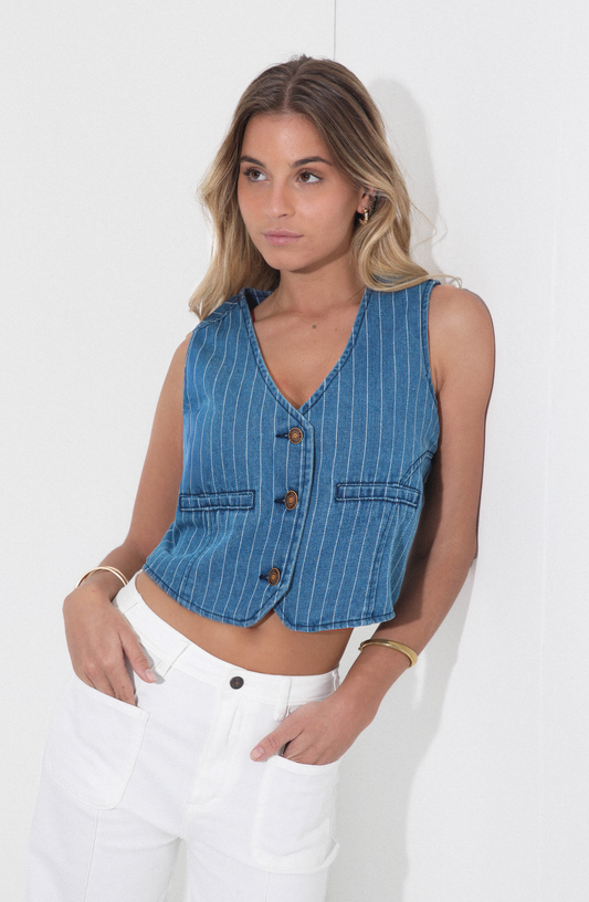 Gillette Denim Rayas