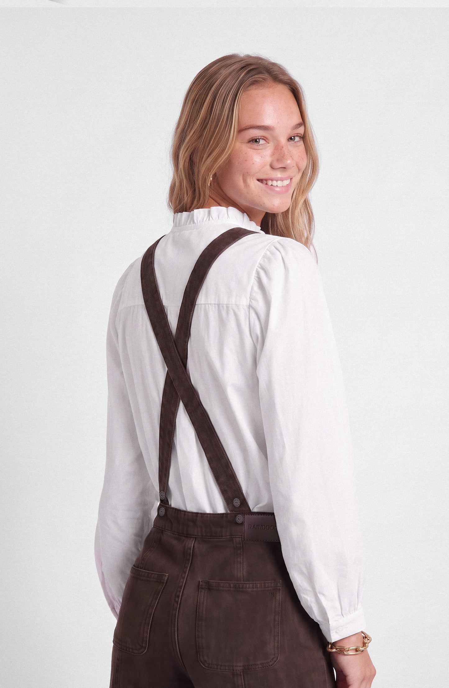 Jardinera Denim Brown