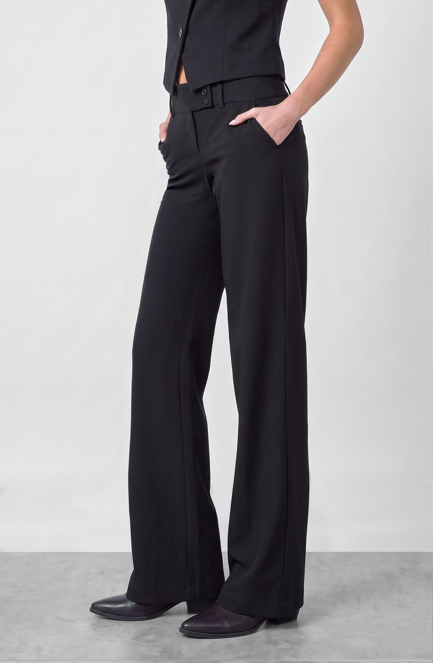 Pantalón Sastrero Pretina Black