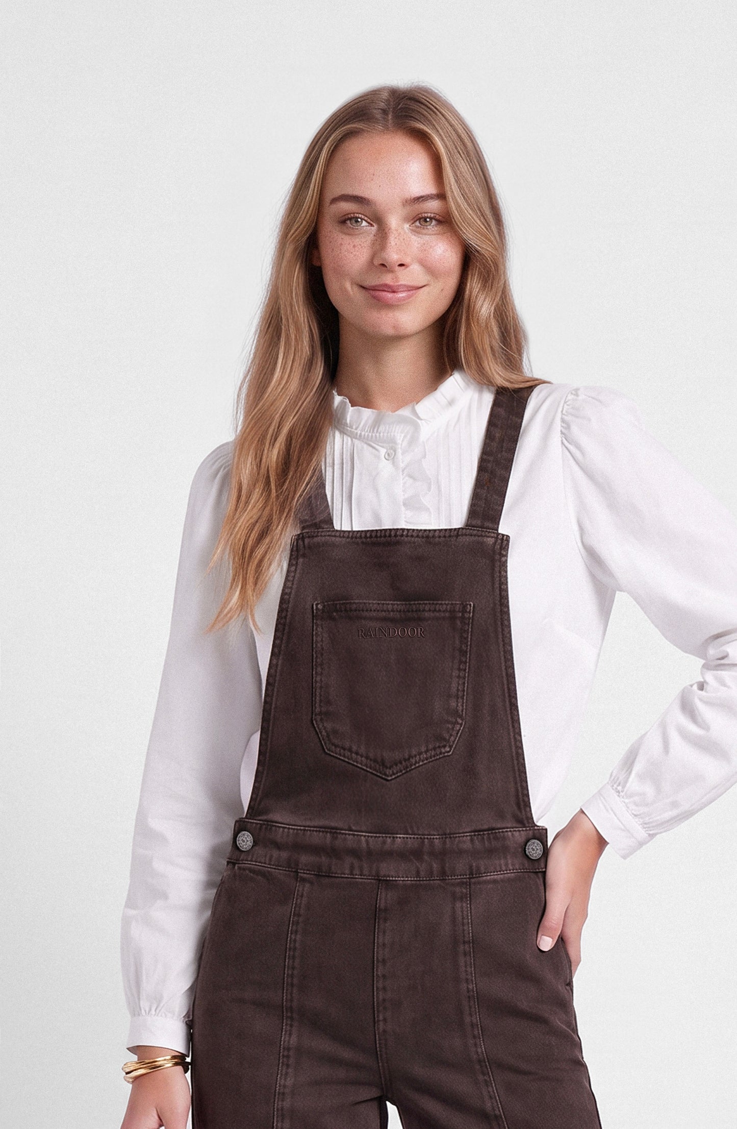 Jardinera Denim Brown