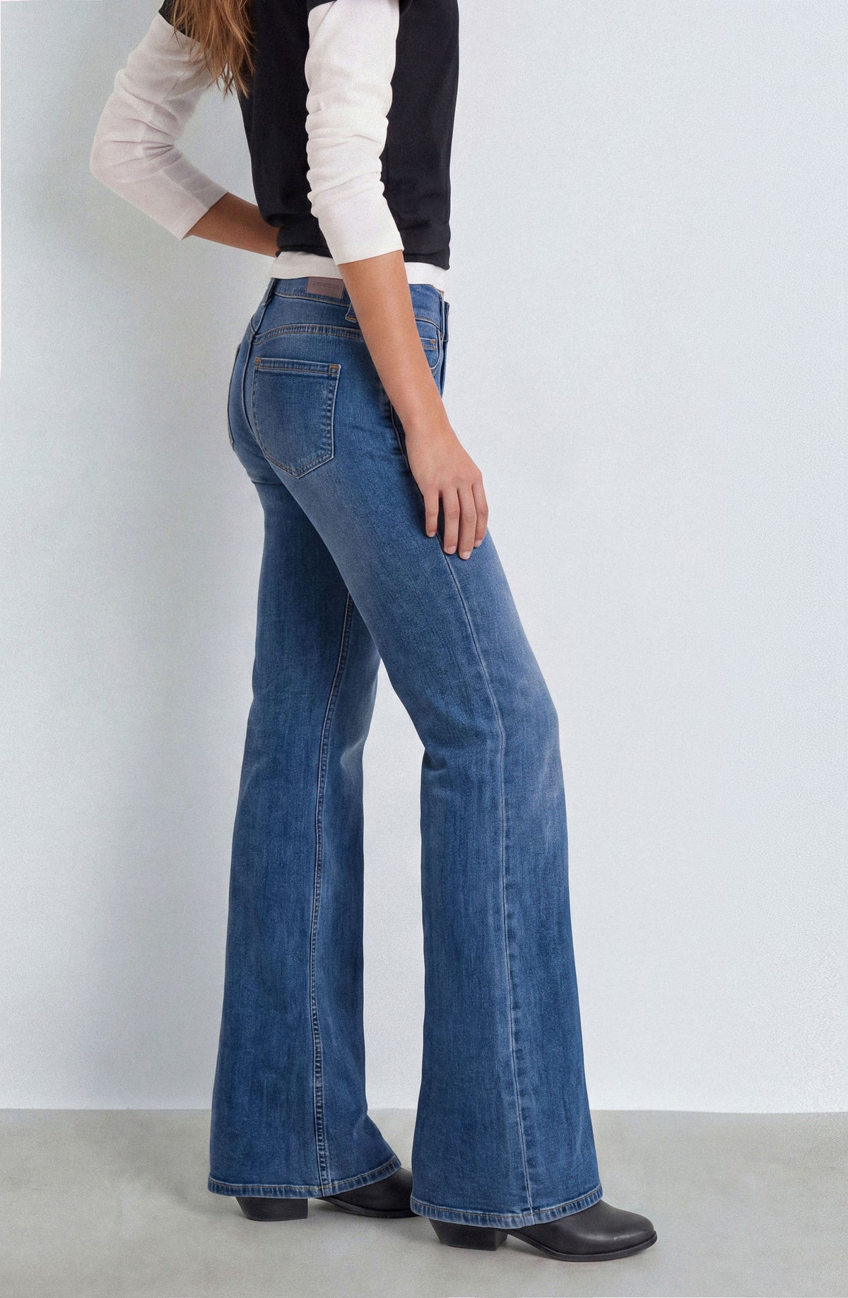Pantalón Pretina Botones Blue