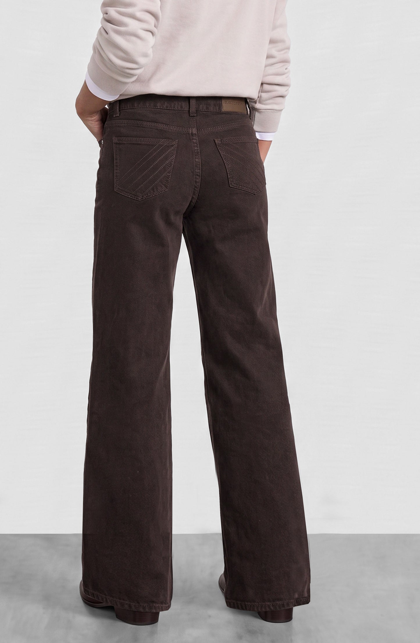 Pantalón Plisado Brown
